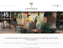 Tablet Screenshot of calmettos.com